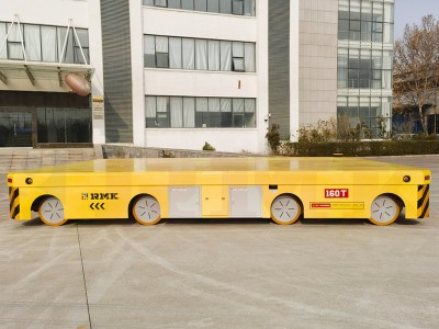 160 tunnellata trasportatur tat-tagħbija tqila Omnidirezzjonali Mobile Trackless Cart Cart